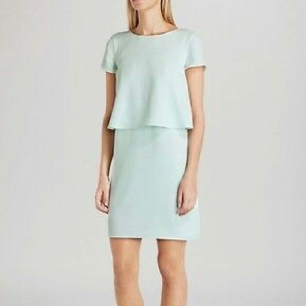 Ted Baker 3 (US 8) Pannsie Layered Shift Dress Seafoam Green Party Wedding